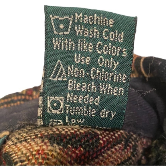 Vintage Lemon Grass Patchwork Tapestry Lightweight Button Front Jacket Blazer - Picture 10 of 12